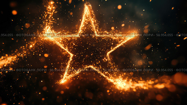 celestial looping star ai generated. Стоковое AI-изображение, AI-художник Vectorwin / Фотобанк Лори