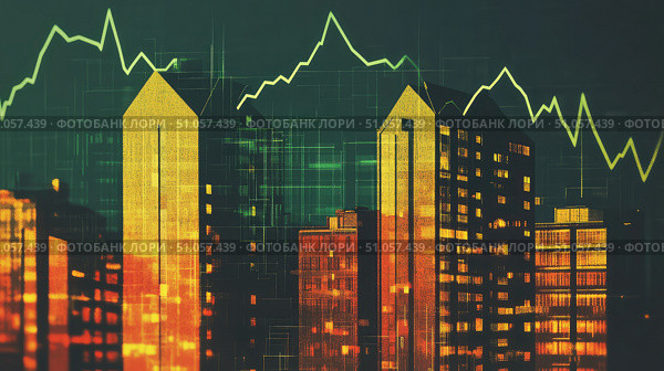 ch stylized animation of rent vs buy chart ai generated. Стоковое AI-изображение, AI-художник Vectorwin / Фотобанк Лори