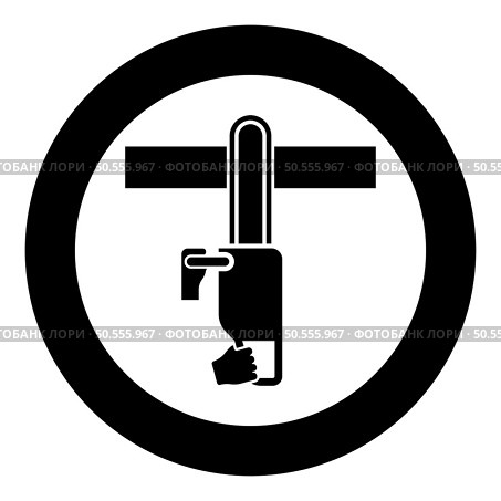 Chainsaw sawing board woodchopper concept lumberjack arborist cutting deforestation prunes sprinking icon in circle round black color vector illustration image solid outline style simple. Chainsaw sawing board woodchopper concept lumberjack arborist cutting deforestation prunes sprinking icon in circle round black color vector illustration image solid outline style. Стоковая иллюстрация, агентство Ingram Publishing / Фотобанк Лори