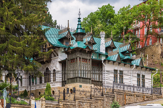 Chaliapin dacha, Kislovodsk, Russia (2021 год). Стоковое фото, фотограф Boris Breytman / Фотобанк Лори