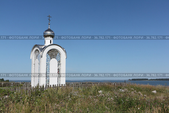 Chapel of Vera, Nadezhda, Lyubov and mother of their Sofia, Novosibirsk Region, Russia (2019 год). Стоковое фото, фотограф Наталия Макарова / Фотобанк Лори