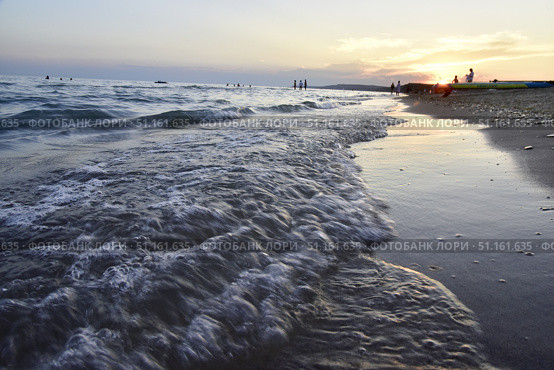 Черное море, Веселовка, Краснодарский край. Стоковое фото, фотограф Оглоблин Андрей Николаевич / Фотобанк Лори