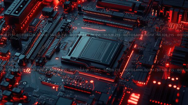 chipbios scrolling motherboard ai generated. Стоковое AI-изображение, AI-художник Vectorwin / Фотобанк Лори