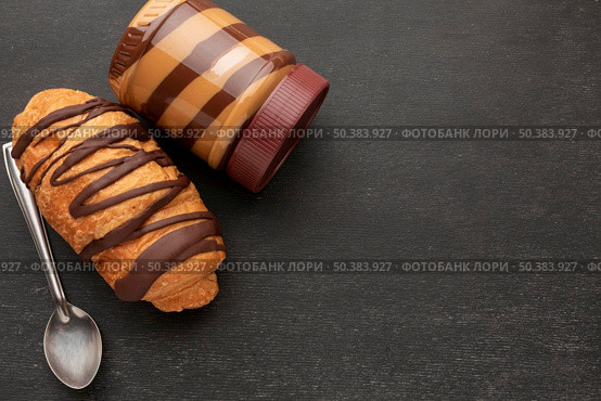 chocolate pastry sweet spread. Стоковое фото, агентство Ingram Publishing / Фотобанк Лори