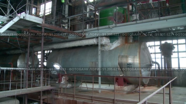 CHP internal production facilities. Стоковое видео, видеограф Алексей Сергеев / Фотобанк Лори