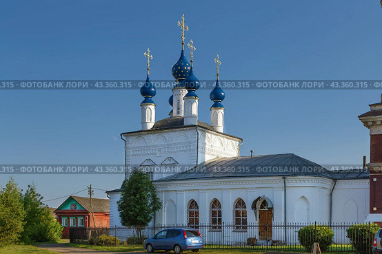 Church of the Intercession of the Holy Mother of God in Yuryev-Polsky, Russia (2022 год). Стоковое фото, фотограф Boris Breytman / Фотобанк Лори