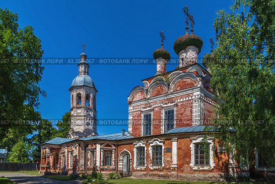 Church of the Resurrection of Christ, Ostashkov, Russia (2021 год). Стоковое фото, фотограф Boris Breytman / Фотобанк Лори