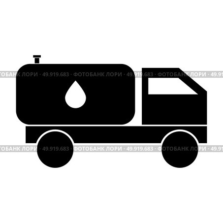 Cistern truck icon . Стоковая иллюстрация, агентство Ingram Publishing / Фотобанк Лори