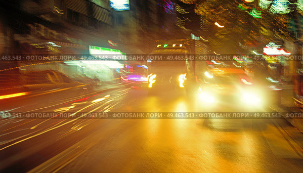 City view image of the asian crowded street. Стоковое фото, агентство Ingram Publishing / Фотобанк Лори