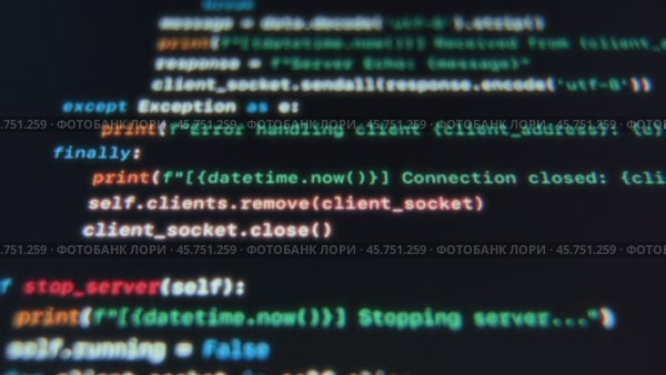 Close-up display of technical coding scripts on a screen. Стоковое видео, видеограф Arsenii Palivoda / Фотобанк Лори