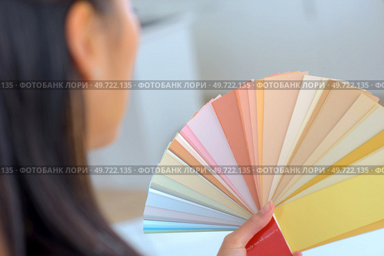 closeup of a color swatch. Стоковое фото, агентство Ingram Publishing / Фотобанк Лори
