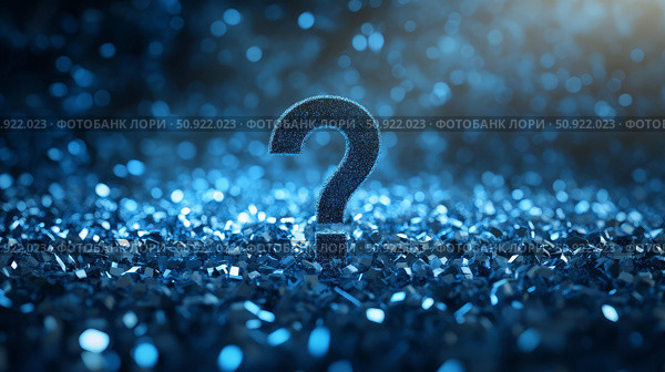 cobalt question blue ai generated. Стоковое AI-изображение, AI-художник Vectorwin / Фотобанк Лори