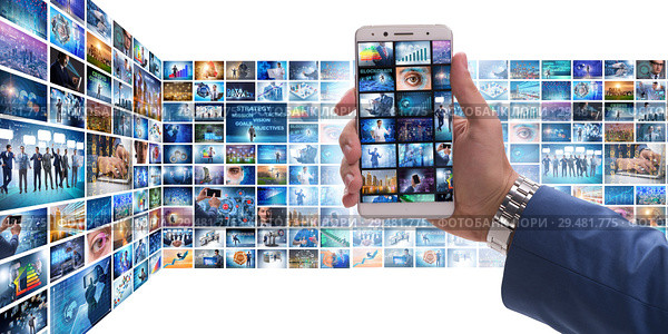 Collage of photos with businessman. Стоковое фото, фотограф Elnur / Фотобанк Лори