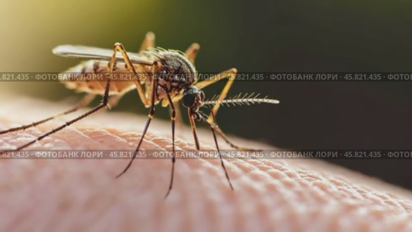Common house mosquito drinking blood on human skin. Mosquito is biting arm. closeup of a nasty mosquito sitting on hand. Macro. Zika virus. Insect bite. Allergic reaction, itchy, allergy, dermatitis. Стоковое AI-видео, аниматор Марина Демидюк / Фотобанк Лори