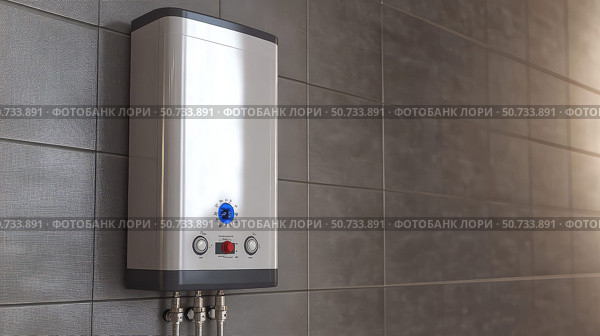 compact water heater tankless. Стоковое фото, фотограф Vectorwin / Фотобанк Лори
