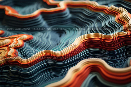 Complex Topographic height map. Generate Ai. Стоковое AI-изображение, AI-художник Иван Рябоконь / Фотобанк Лори