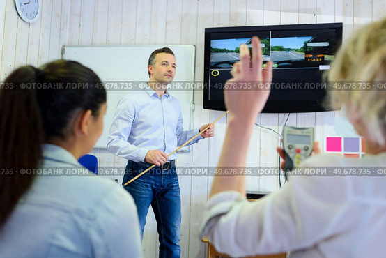 concept of a driving school classes. Стоковое фото, агентство Ingram Publishing / Фотобанк Лори