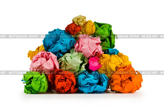 Concept of recycling with lots of paper. Стоковое фото, агентство Ingram Publishing / Фотобанк Лори