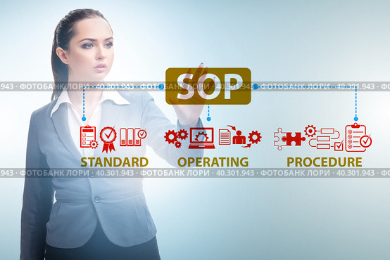 Concept of standard operating procedure. Стоковое фото, фотограф Elnur / Фотобанк Лори