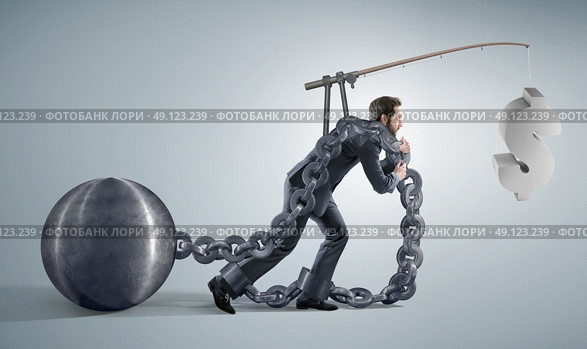 conceptual photo presenting abitious manager. Стоковое фото, агентство Ingram Publishing / Фотобанк Лори