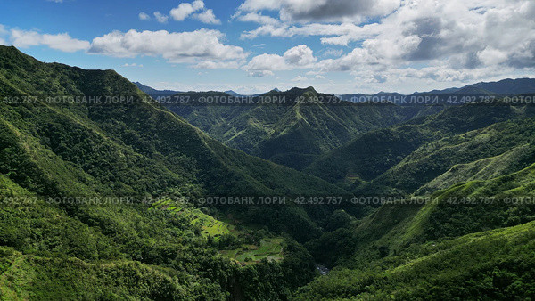 Cordillera mountains in Ifugao Philippines. Стоковое фото, фотограф Михаил Коханчиков / Фотобанк Лори