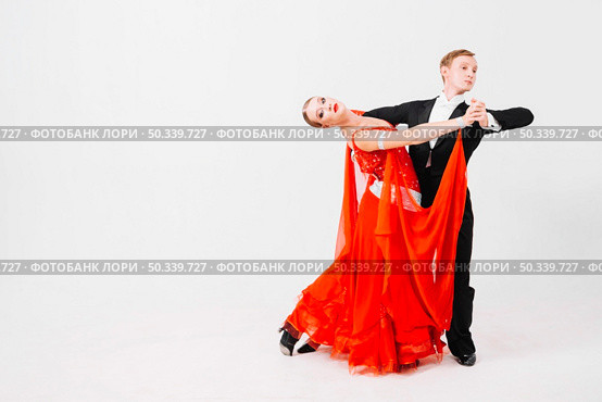 couple ballroom dance pose. Стоковое фото, агентство Ingram Publishing / Фотобанк Лори