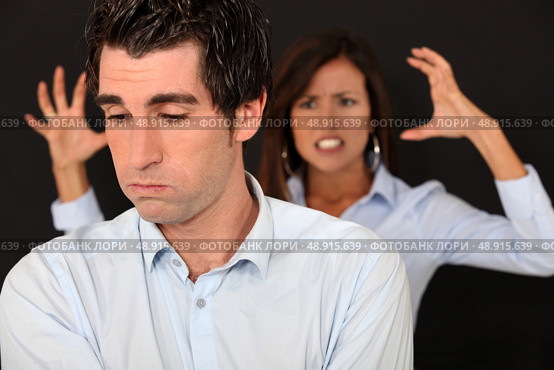 Couple having an argument. Стоковое фото, агентство Ingram Publishing / Фотобанк Лори