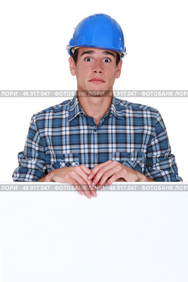 craftsman looking eyes wide open. Стоковое фото, агентство Ingram Publishing / Фотобанк Лори