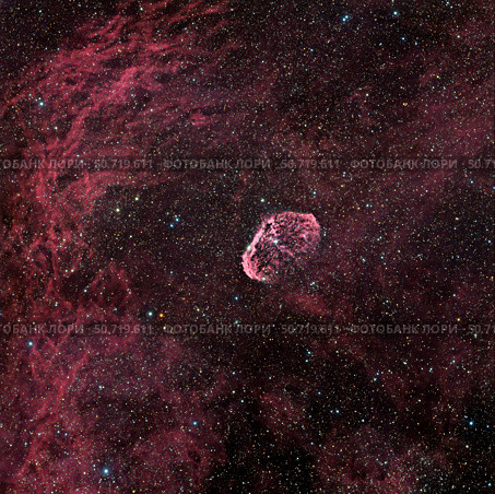 Crescent Nebula Phillip Jones/Stocktrek Images. Стоковое фото, агентство ТАСС / Фотобанк Лори