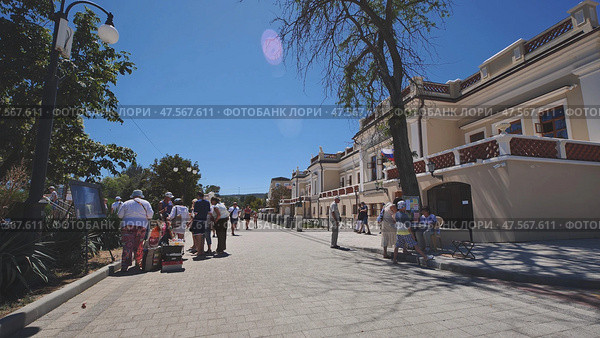 Crimea, Feodosia - July 12, 2024: Museum of artist Aivazovsky in the city of Feodosia. Стоковое фото, фотограф Mikhail Davidovich / Фотобанк Лори