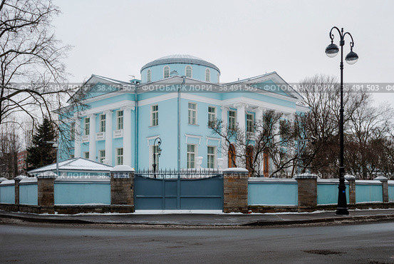 Дача Вургафта (Голубая дача). Санкт-Петербург (2013 год). Редакционное фото, фотограф Александр Щепин / Фотобанк Лори