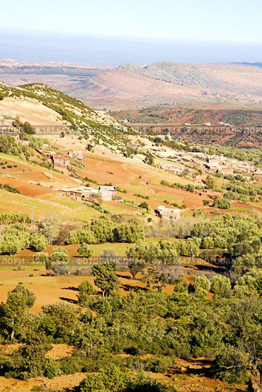 dades valley in atlas moroco africa ground tree  and nobody. Стоковое фото, агентство Ingram Publishing / Фотобанк Лори