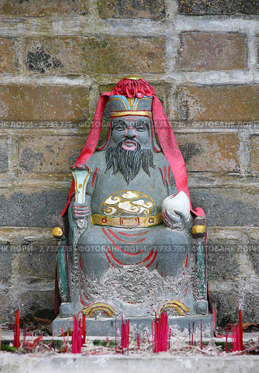 Даосский божок. Гонконг, Китай (Hong Kong, China) (2010 год). Стоковое фото, фотограф Vladislav Osipov / Фотобанк Лори