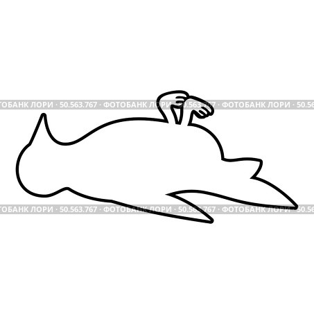 Dead bird danger concept contour outline line icon black color vector illustration image thin flat style simple. Dead bird danger concept contour outline line icon black color vector illustration image thin flat style. Стоковая иллюстрация, агентство Ingram Publishing / Фотобанк Лори