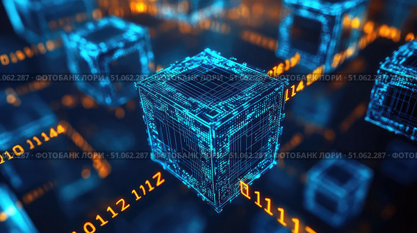decentralization growing blockchain node ai generated. Стоковое AI-изображение, AI-художник Vectorwin / Фотобанк Лори