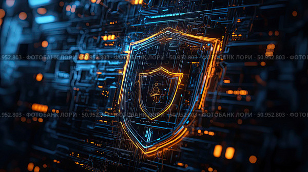 defense expanding shield. Стоковое фото, фотограф Vectorwin / Фотобанк Лори