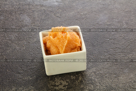 Delicous superfood - cod fish caviar. Стоковое фото, фотограф Андрей Старостин / Фотобанк Лори
