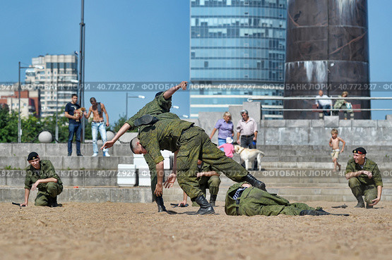 Demonstrative performance of the Marine Corps (2013 год). Редакционное фото, фотограф Анна Кривицкая / Фотобанк Лори