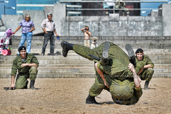 Demonstrative performance of the Marine Corps (2013 год). Редакционное фото, фотограф Анна Кривицкая / Фотобанк Лори