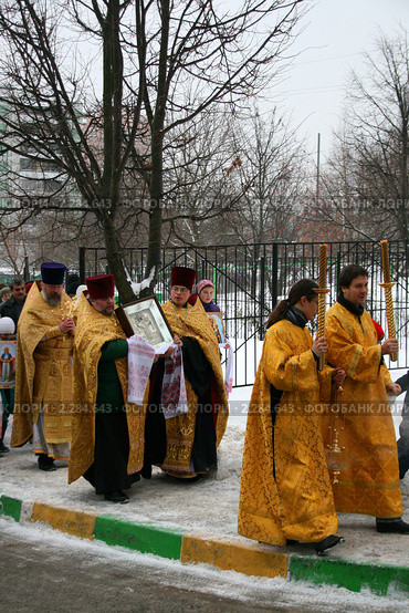 День святого Николая Чудотворца. Крестный ход (2010 год). Редакционное фото, фотограф Щеголева Ольга / Фотобанк Лори