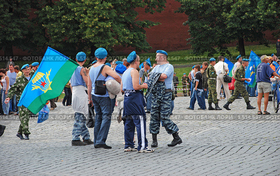 День ВДВ. Десантники (2009 год). Редакционное фото, фотограф lana1501 / Фотобанк Лори