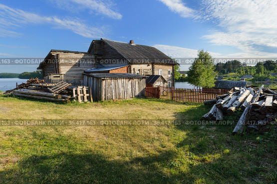Деревня Сяргилахта. Республика Карелия (2018 год). Стоковое фото, фотограф Дмитрий Шишков / Фотобанк Лори
