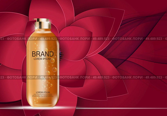 Design Cosmetics Product  Template for Ads or Magazine Background. 3D Realistic Vector Iillustration. EPS10. Design Cosmetics Product  Template for Ads or Magazine Background. 3D Realistic Vector Iillustration. Стоковая иллюстрация, агентство Ingram Publishing / Фотобанк Лори