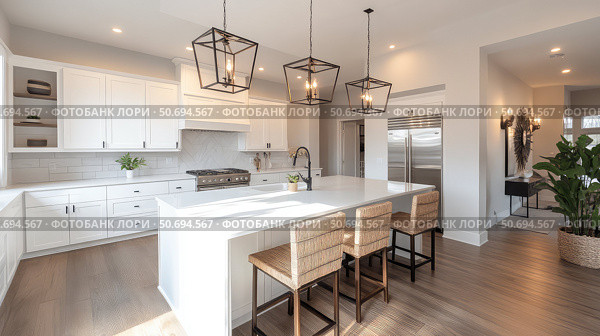 design kitchen home staging. Стоковое фото, фотограф Vectorwin / Фотобанк Лори