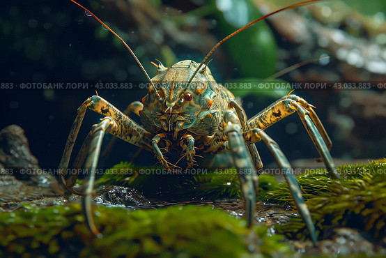 Detailed Arthropod antient image. Generate Ai. Стоковое AI-изображение, AI-художник Иван Рябоконь / Фотобанк Лори