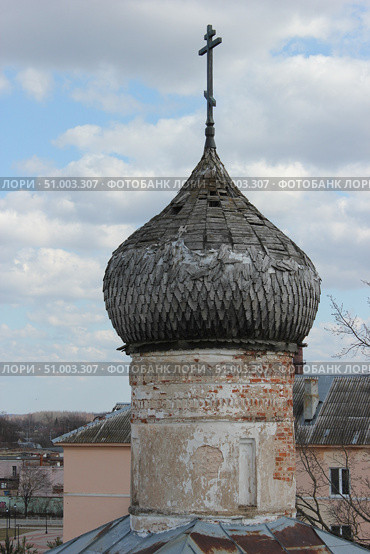 Детали Спасо-Преображенского собора. Старая Русса, Новгородская область, Российская Федерация. Стоковое фото, фотограф Екатерина Ворончихина / Фотобанк Лори