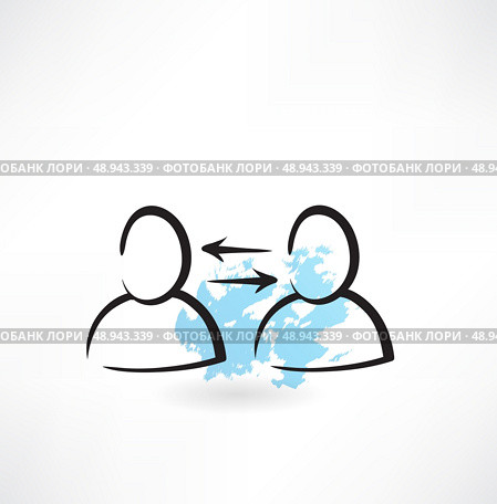 dialogue grunge icon. Стоковая иллюстрация, агентство Ingram Publishing / Фотобанк Лори