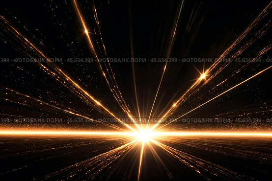 Digital lens flare in dark black background, sun rays light isolated for overlay stylish design, light of radiance. Illustration of abstract lighting, creativity backdrop concept. Copy ad text space. Стоковое AI-изображение, AI-художник Aleksandr Golubev / Фотобанк Лори