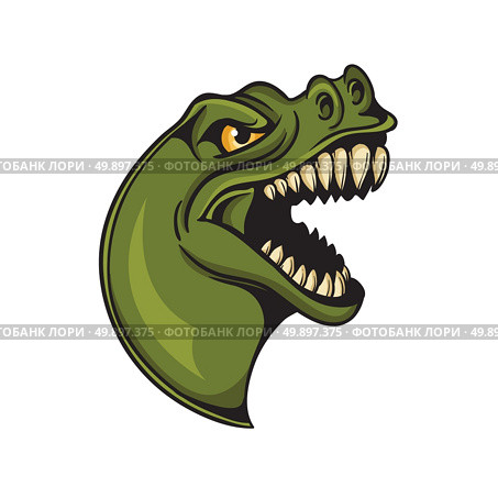 dinosaur animal cartoon mascot. dinosaur animal cartoon mascot theme vector art illustration. Стоковая иллюстрация, агентство Ingram Publishing / Фотобанк Лори