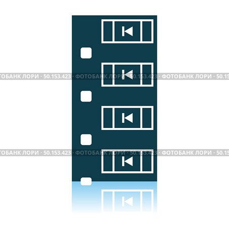 Diode Smd Component Tape Icon. Shadow Reflection Design. Vector Illustration. Стоковая иллюстрация, агентство Ingram Publishing / Фотобанк Лори